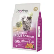 Сухой корм Profine Cat Derma, для кошек, с лолосем и рисом, 10 кг
