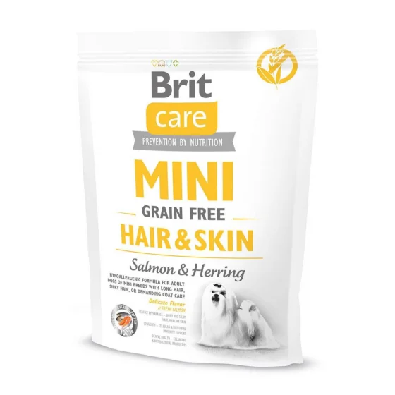 Сухий корм Brit Care GF Mini Hair & Skin, для собак малих порід