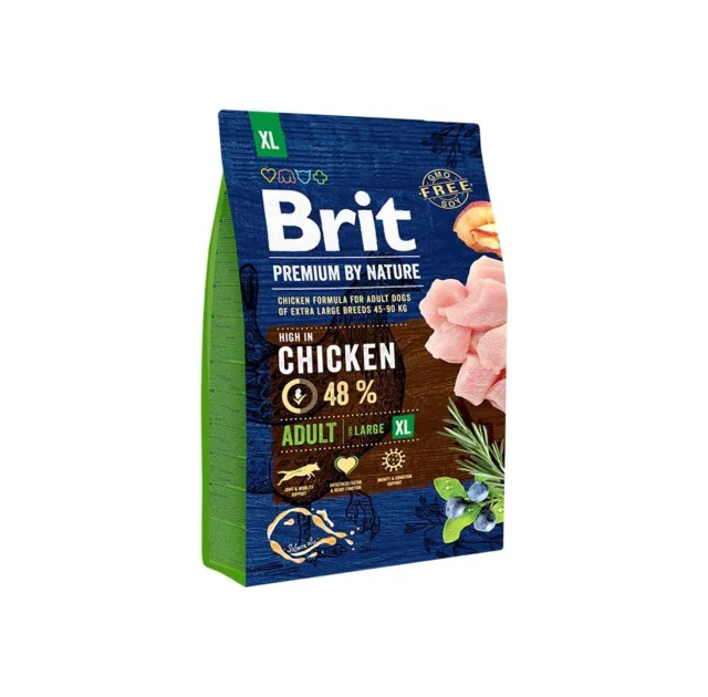 Сухий корм Brit Premium Dog Adult XL, для собак великих порід, 3 кг
