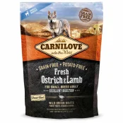 Сухий корм Carnilove Fresh Ostrich & Lamb for Small Breed Dogs, для собак, 1.5 кг