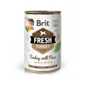 Консерва Brit Fresh Turkey/Peas, для собак, с индюшатиной и горошком, 400 г