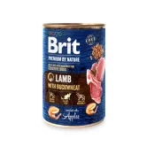 Консерва Brit Premium by Nature, для собак, ягня з гречкою, 400 г Консерва Brit Premium by Nature, для собак, ягня з гречкою, 400 г