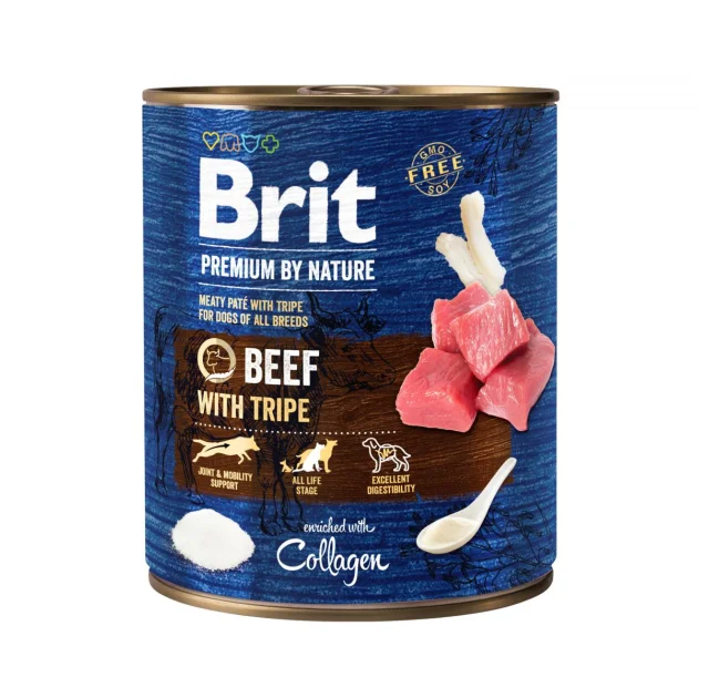 Консерва Brit Premium by Nature, для собак, говядина, 800 г