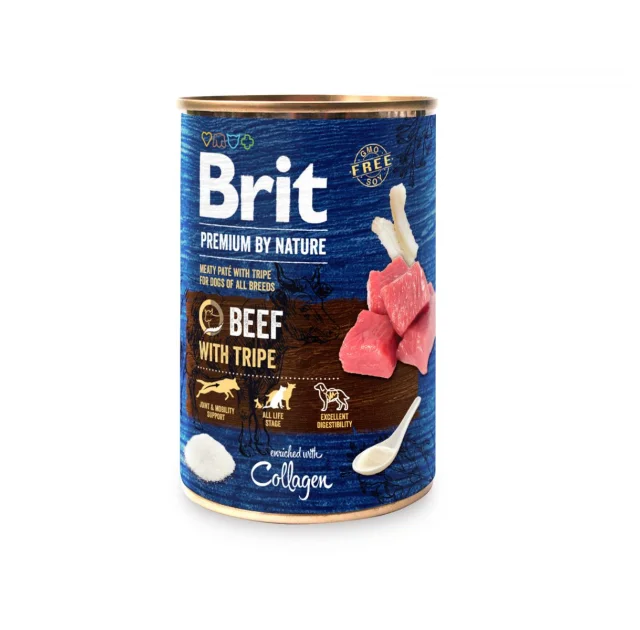 Консерва Brit Premium by Nature, для собак, говядина, 400 г