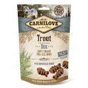 Ласощі Carnilove Dog Semi Moist, для собак, форель, кріп, 200 г