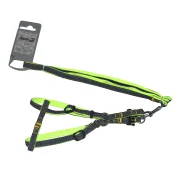 Набор шлейка и поводок AnimAll Denim, зелёный, 1.5×120 см/1.5×36-46 см