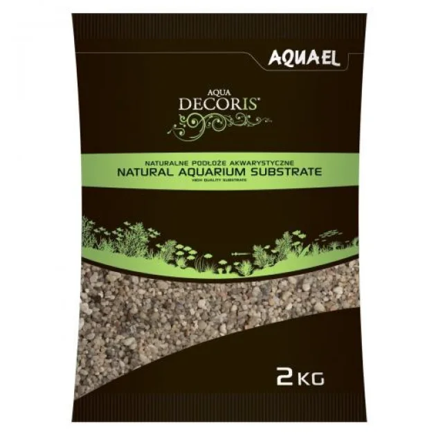 Грунт кварцевый для аквариума AQUA EL, фракция 1.4-2.5 мм, 2 кг