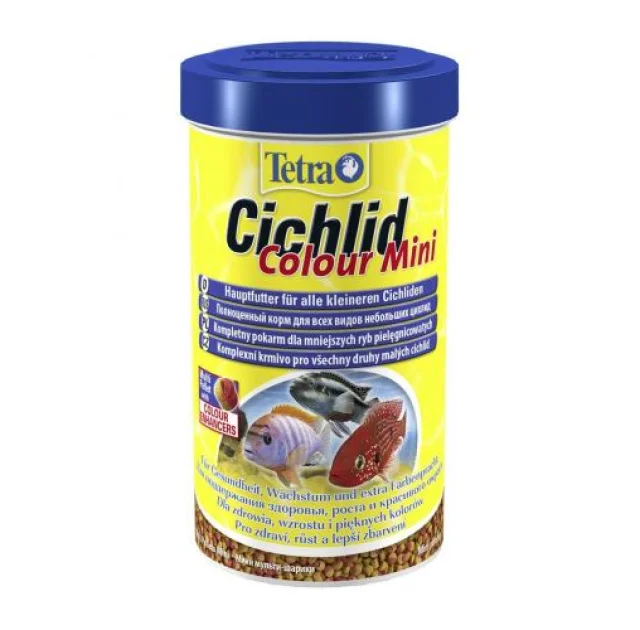 Корм Tetra Cichlid Colour Mini для цихлид, 500 мл