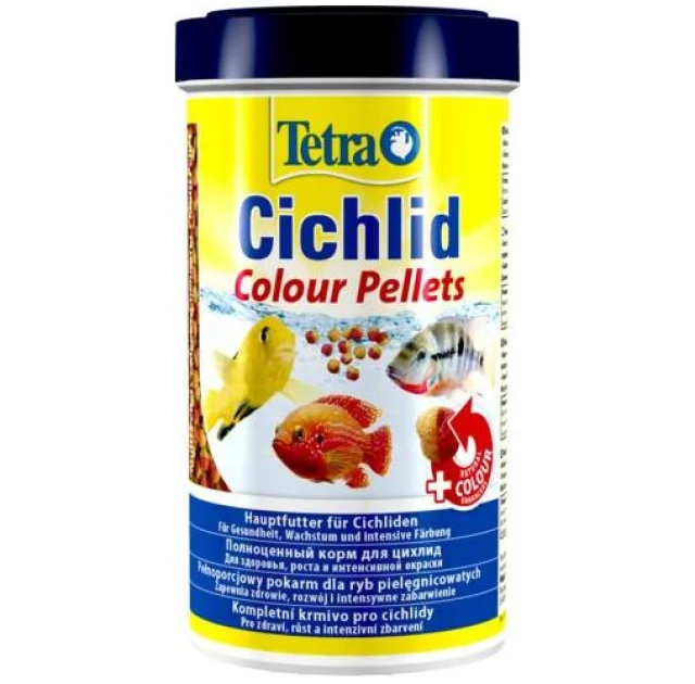 Корм Tetra Cichlid Colour для цихлид, 10 л