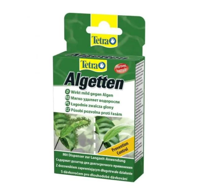 Средство против водорослей Tetra Algetten, 12 таблеток на 120 л
