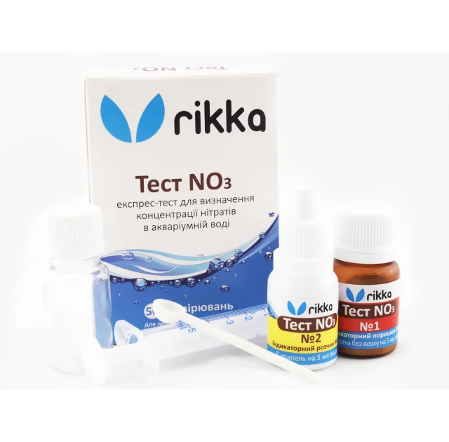 Тест Rikka NO3 для визначення концентрації нітратів у воді (T-104)