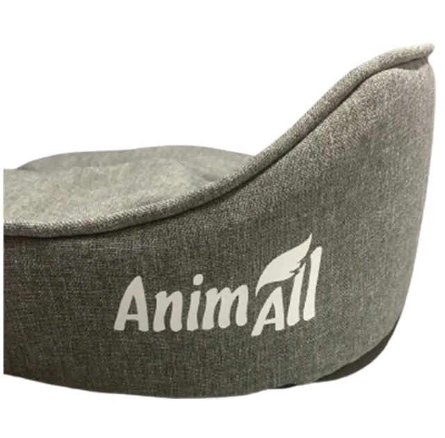 Лежанка AnimAll Aurora Grey Print, сірий, 46×35×15
