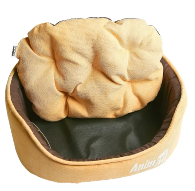 Лежанка AnimAll Aurora Chocolate Orange, шоколадно-оранжевый, 41×30×14