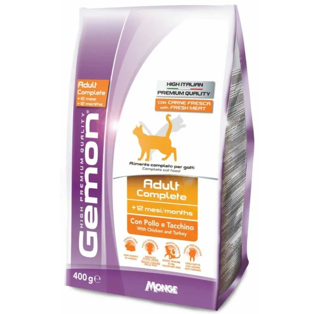Сухой корм GEMON CAT  Adult Complete курица с индейкой 1.5 кг