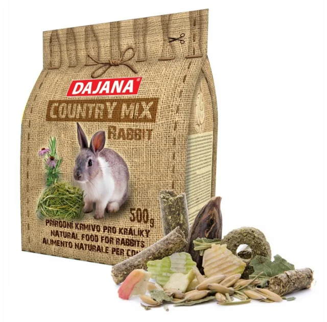 Корм Dajana Pet Country Mix Rabbit для декоративных кроликов, 500 г