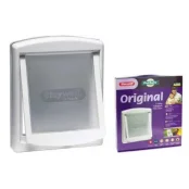 Пластиковая дверь PetSafe для собак до 18 кг, для входной двери, белая, 35.2×29.4 см