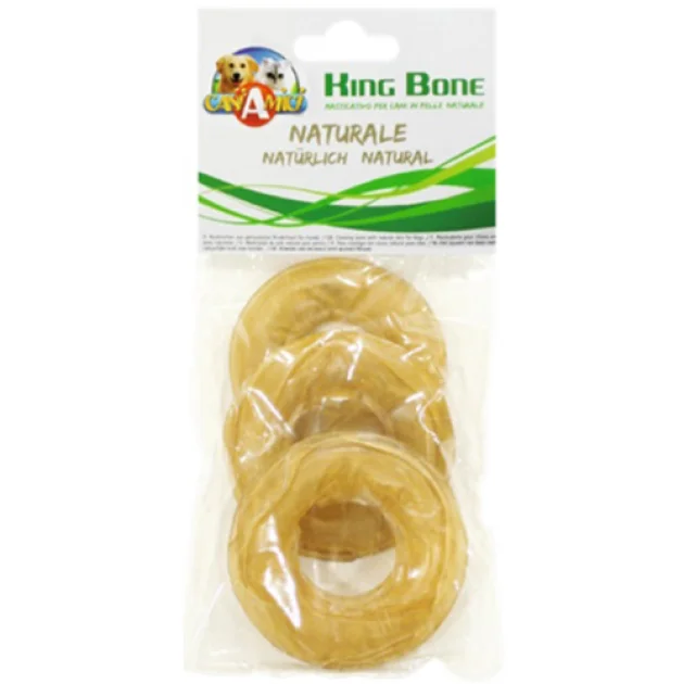 Ласощі жилаве Croci King Bone для собак, кільце, 7 см, 50 г, 3 шт / уп, ціна за упаковку