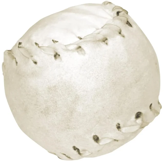 Ласощі М'яч бейсбольний Croci King Bone Buffalo для собак, білий, 7.5 см, 140 г, 6 шт / уп