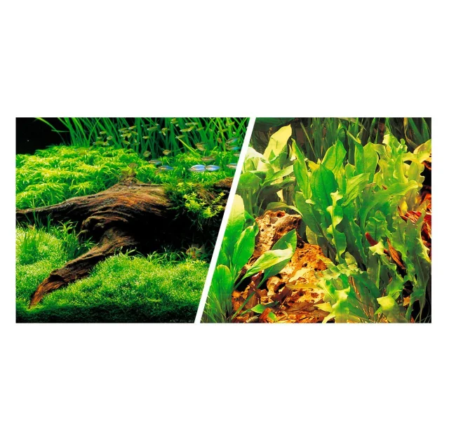 Фон аквариумный Hagen, 45 см, 7.5 м, коряга с растениями
