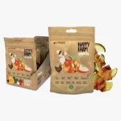 Лакомство мясное Croci Happy Farm, для собак, курица с яблоком, 80 г, 12 пач/уп, цена за 1 пачку