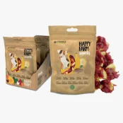 Лакомство мясное Croci Happy Farm, для собак, утка с бананом, 80 г, 12 пач/уп, цена за 1 пачку