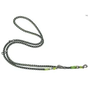 Повідець тренувальний Croci Hiking Endurance, для собак, плетений, зелений, нейлон, 1.5×2 м