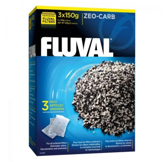 Наповнювач для фільтра Hagen Fluval Zeo-Carb, 3шт, 150 г
