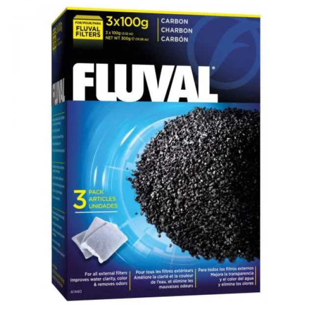 Наполнитель для фильтра Hagen Fluval Carbon, 3 шт, 100 г