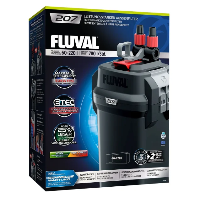 Зовнішній фільтр Hagen Fluval 207 для акваріума до 60-220 л