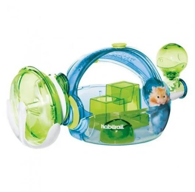 Клітка Hagen Habitrail Ovo Home-Blue Edition, для гризунів, 56 × 28 × 25 см