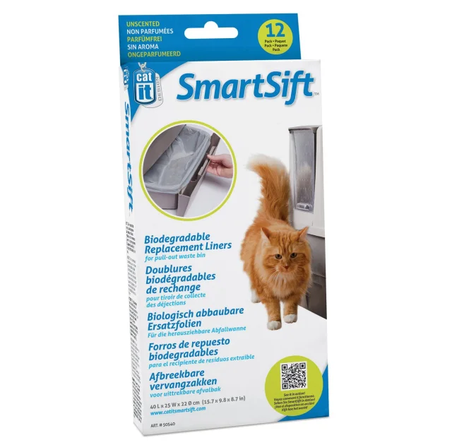 Пакеты уборочные для Hagen Catit Smart Sift, 40×25, 12 шт