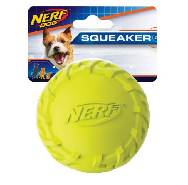Игрушка Hagen Nerf мяч с пищалкой, для собак, 6.4 см