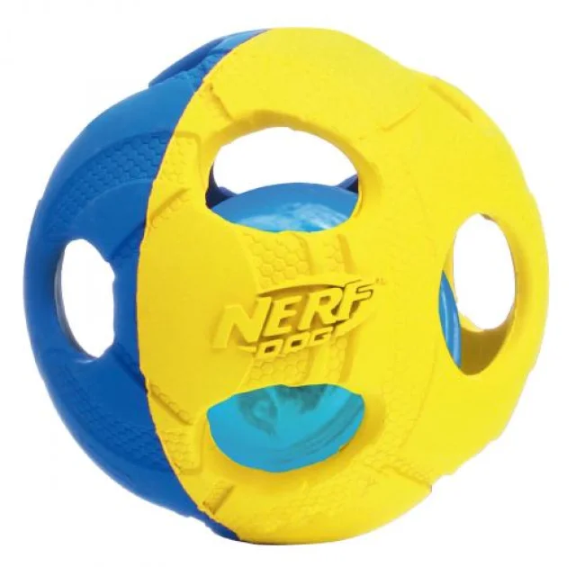 Игрушка Hagen Nerf мяч светящийся, для собак, 6 см