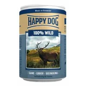 Консерва Happy Dog NaturLine Dose 100% Wild для собак, с дичью, 400 г