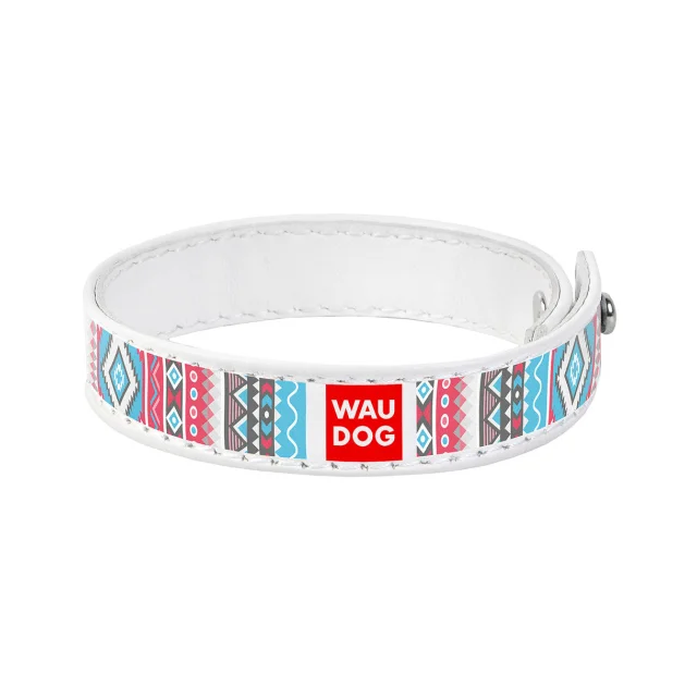 Браслет WAUDOG Design, з малюнком "Етно", ширина 15 мм, довжина 21-23 см, білий