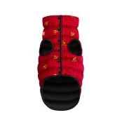 Курточка WAUDOG, для собак, с рисунком "Супермен",  размер M50, красный