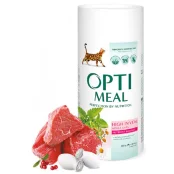 Сухой корм Optimeal для взрослых кошек, с телятиной, 650 г
