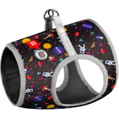 Шлея Waudog для собак, с рисунком NASA, разноцветный, размер S1, 40-45 см, 29-31 см