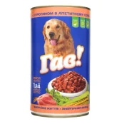 Консерва Гав для собак, с кроликом, 1.24 кг