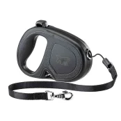 Рулетка-поводок Ferplast Flippy One Cord для собак, з шнуром, розмір M, чорний, 16×3.4×11 см