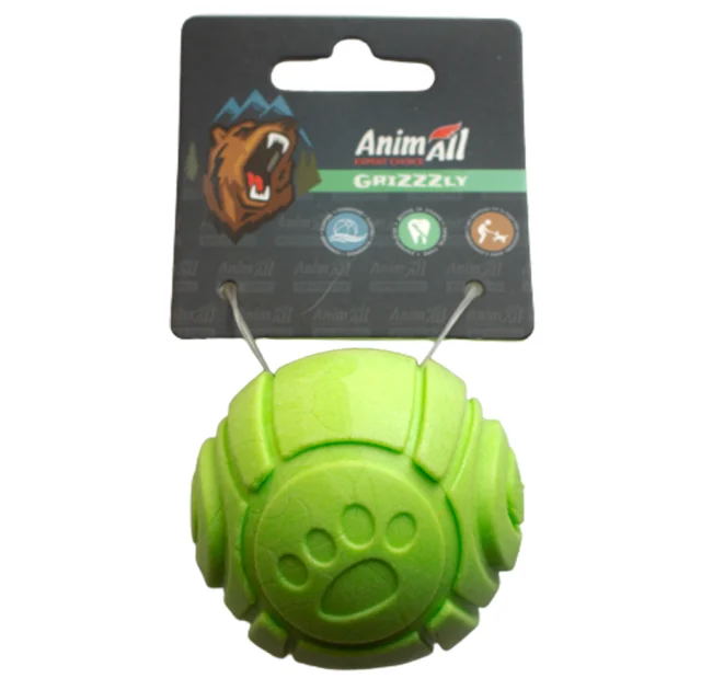 Іграшка AnimAll GrizZzly м'ячик з ароматом зеленого яблука, зелений