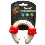 Іграшка AnimAll GrizZzly кісточка-кільце, червоно-біла