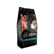 Сухий корм для цуценят Savory, зі свіжим м’ясом індички та куркою, 3 кг