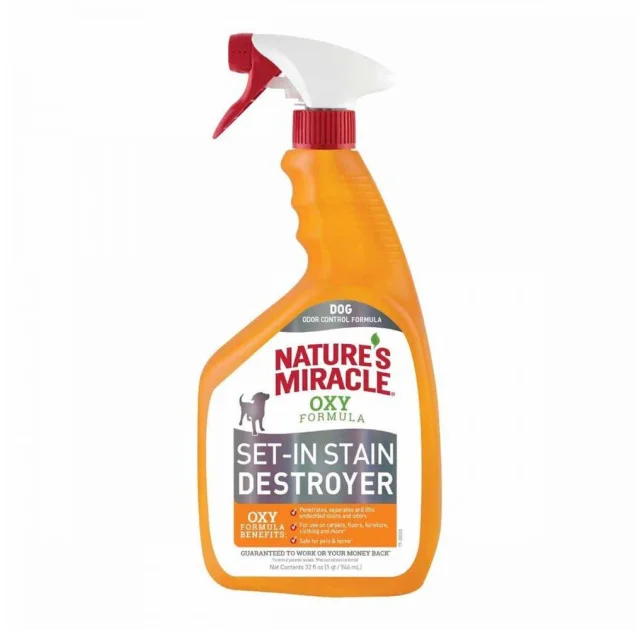 Средство для устранения пятен и запахов Nature's miracle ORANGE OXY NEW 8in1, для собак, 709 мл
