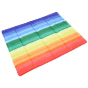 Охолоджуючий килимок Croci Tappetino Refrigerante FreshMat для собак, принт веселка, 65×50 см