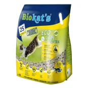 Соевый наполнитель для кошачьего туалета Biokats тоффу Eco Light Extra, с углем, 5л