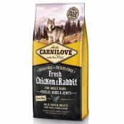 Сухой корм Carnilove Fresh Chicken & Rabbit for Adult dogs, для собак, с курицей и кроликом, 12 кг