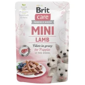 Вологий корм Brit Care Mini pouch, для цуценят, філе ягняти в соусі, 85 г Вологий корм Brit Care Mini pouch, для цуценят, філе ягняти в соусі, 85 г