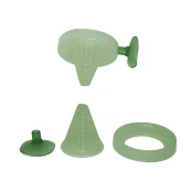 Годівниця Cristel для риб у формі конуса з присоскою, зелена Годівниця Cristel для риб у формі конуса з присоскою, зелена