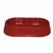 Миска Cristel двойная №2, 0.5 л / 0.5 л